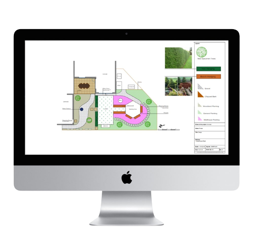 Garden Design on an iMac by Esme Clark